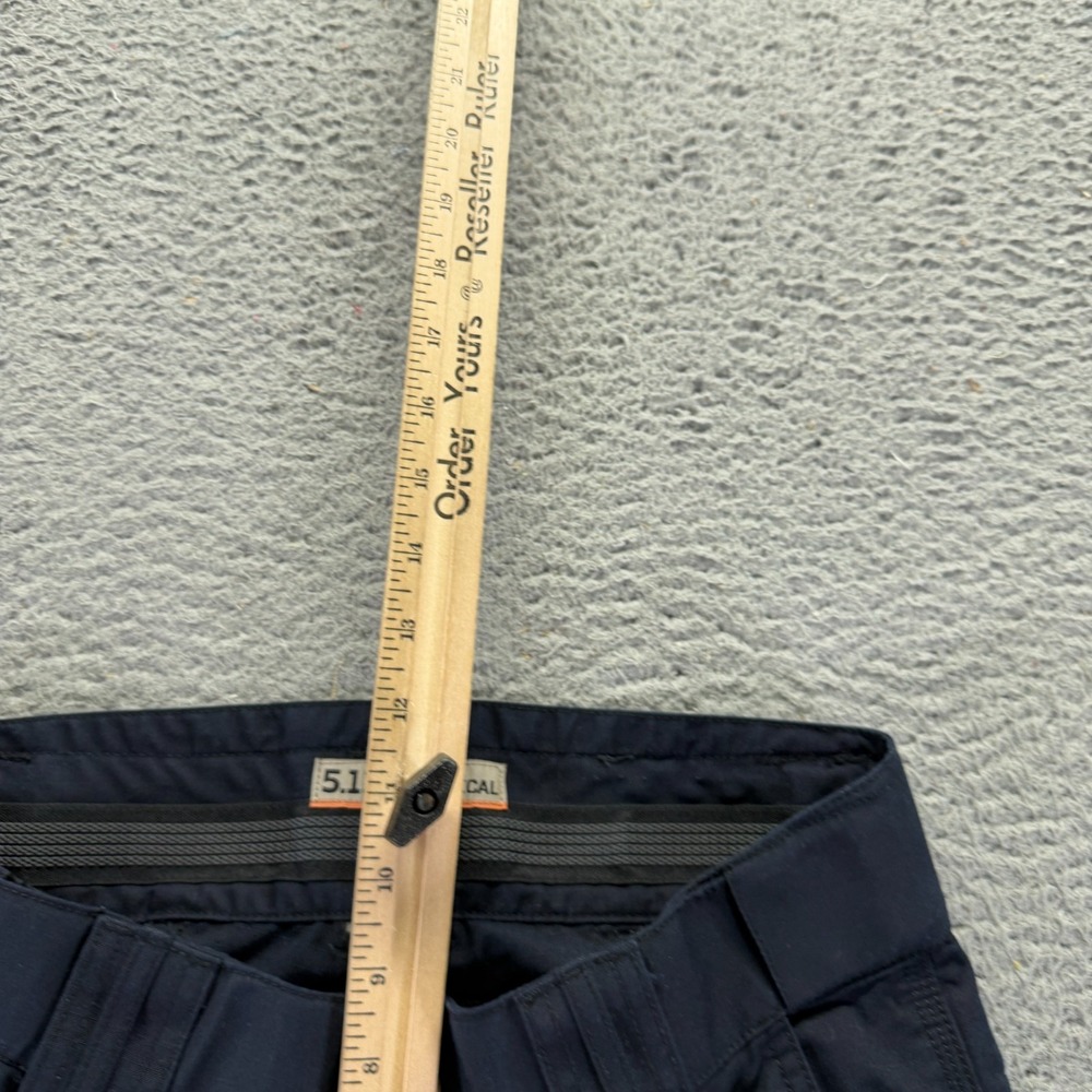 5.11 Tactical EMS Pant Womens 6 Blue Polyester Twill Cargo Straight Leg Workwear - Picture 4 of 11